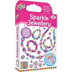 Galt Sparkle Jewellery Childrens Necklace and Bracelet Making Craft Kit for Kids