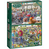 Falcon de luxe The Motorcycle Show Jigsaw Puzzle 2 x 500 Piece