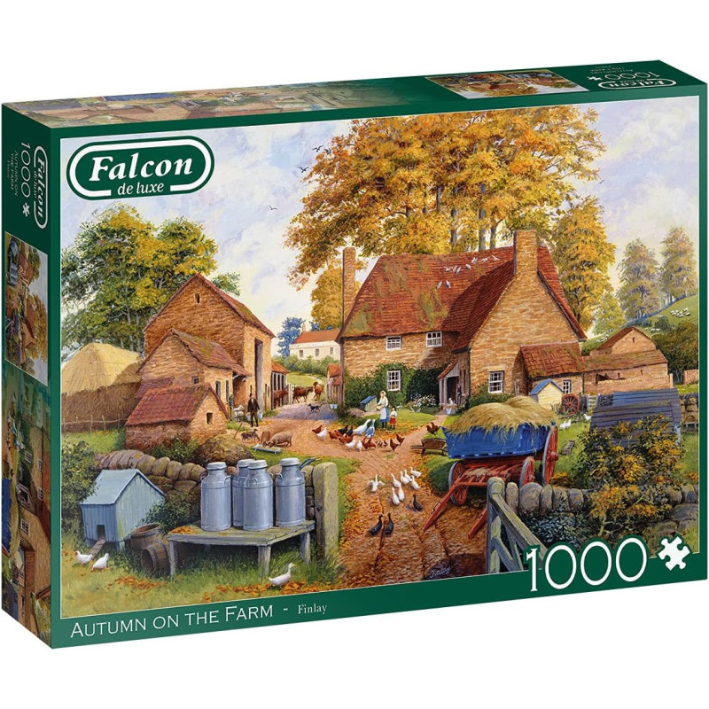 Falcon de luxe Autumn on The Farm Jigsaw Puzzle 1000-Piece Falcon de luxe Autumn on The Farm Jigsaw Puzzle 1000-Piece