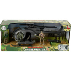 World Peacekeepers Combat Helicopter with Military Figures 1:18