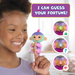 Fingerlings Interactive Magic Mood  Baby Monkey Norah (Teal & Purple)