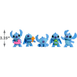 Disney Stitch 5 Pack Collectible 2.5" Figures