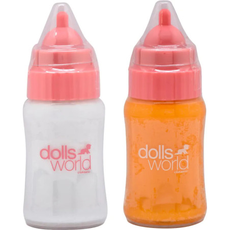 Dollsworld Magic Baby Bottle 2 Pack