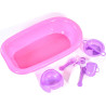 Baby Doll Bath and Bottle 8 Piece Baby Toy Bath Time Accessories Set
