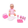 Dollsworld  Drink and Wet Olivia Deluxe Baby Doll 38cm