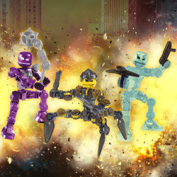 KLIKBOT Galaxy Pack includes 3 Figures