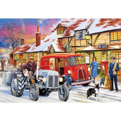 Gibsons Winter Post Christmas Countryside 500 Piece Jigsaw Puzzle