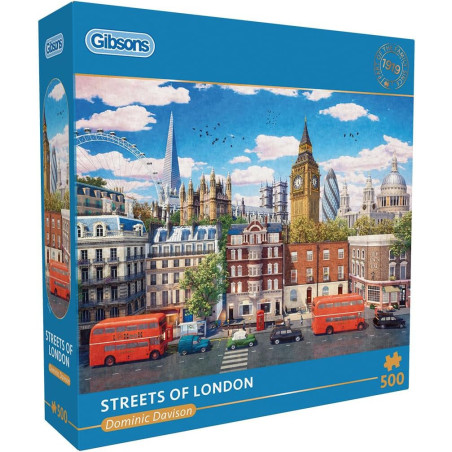 Gibsons  Streets of London 500 Piece Jigsaw Puzzle