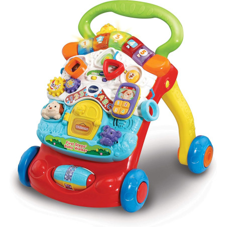 VTech First Steps Baby Walker Push Along Walker Baby Toy with Shapes