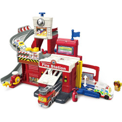 VTech Toot-Toot Drivers Fire Station Car Playset