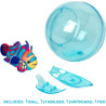 Zhu Zhu Aquarium Bubble Ball & Surfboard Starter Playset WITH Fish
