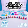 Zhu Zhu Aquarium Bubble Ball & Surfboard Starter Playset WITH Fish