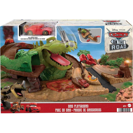 Disney Cars - On the Road Dino Playground Playset
