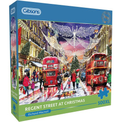 Gibsons Regent Street at Christmas 500XL piece Jigsaw puzzle