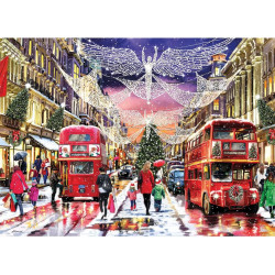 Gibsons Regent Street at Christmas 500XL piece Jigsaw puzzle