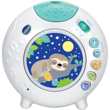 VTech Baby Sleepy Sloth Cot Light with Colourful Light Pattern Projection