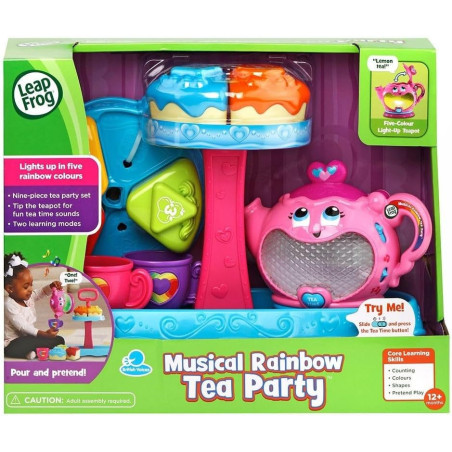 LeapFrog Musical Rainbow Tea Party Educational Tea Set