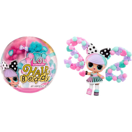 L.O.L. Surprise! Hair Beads Tots - Collectible Doll with 60+ Hair Beads