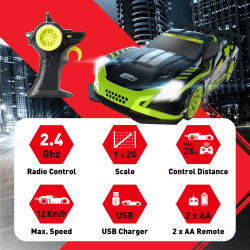 Silverlit R/C Exost Drift Racer Radio Control Monster Truck
