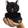 Palm Pals Twilight Black Cat Plush Soft Toy
