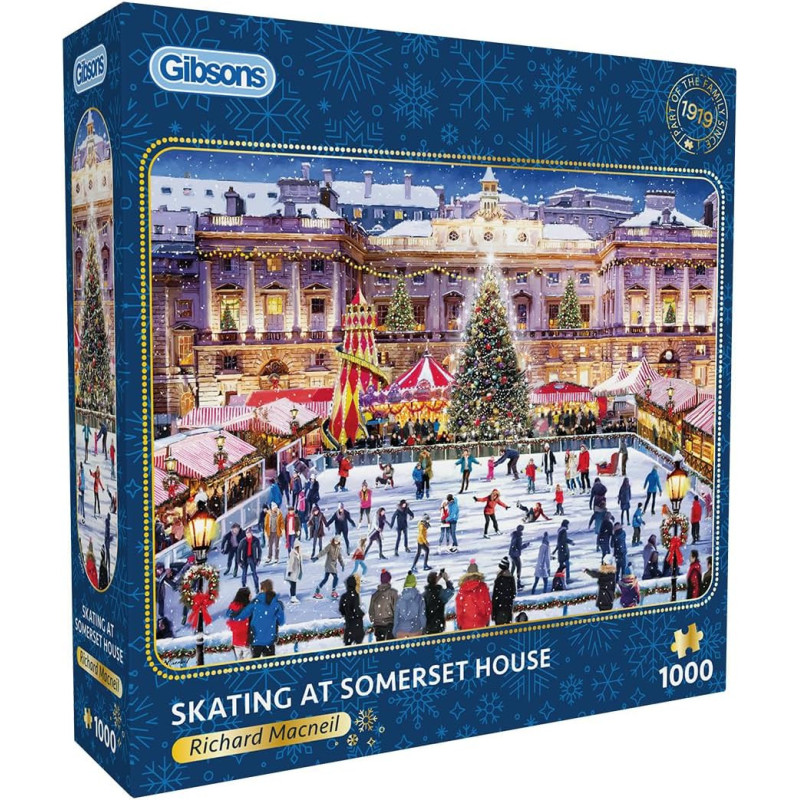 Gibsons Skating at Somerset House 1000 Piece Jigsaw Puzzle