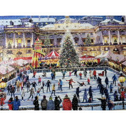 Gibsons Skating at Somerset House 1000 Piece Jigsaw Puzzle