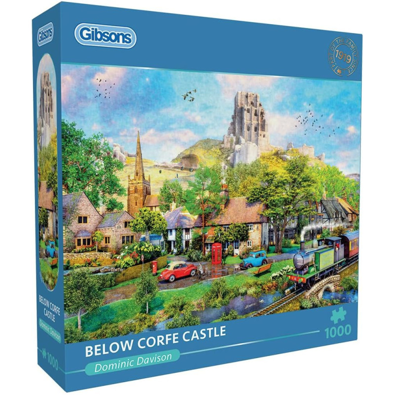 Gibsons Below Corfe Castle 1000 Piece Jigsaw Puzzle Gibsons Below Corfe Castle 1000 Piece Jigsaw Puzzle