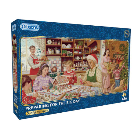 Gibsons Preparing For The Big Day 636 Jigsaw Puzzle