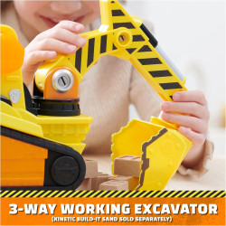 Paw Patrol Rubble and Crew, Bark Yard Deluxe Bulldozer Construction Truck