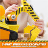 Paw Patrol Rubble and Crew, Bark Yard Deluxe Bulldozer Construction Truck