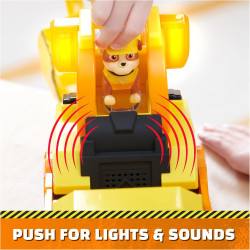 Paw Patrol Rubble and Crew, Bark Yard Deluxe Bulldozer Construction Truck