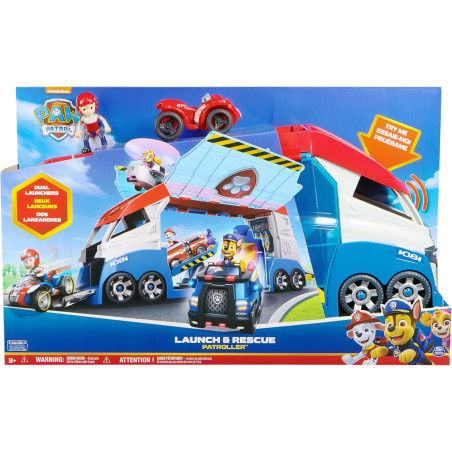 Paw Patrol Transforming PAW Patroller with Vehicle Launchers Lights & Sounds