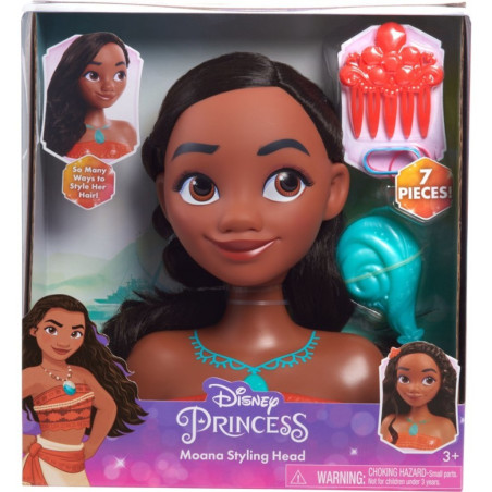 Disney Princess Moana Styling Head 7 Pieces
