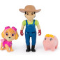 Paw Patrol Skye, Farmer Yumi and Piggie Figures Paw Patrol Skye, Farmer Yumi and Piggie Figures