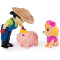 Paw Patrol Skye, Farmer Yumi and Piggie Figures Paw Patrol Skye, Farmer Yumi and Piggie Figures
