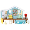 Bluey's Beach Cabin Playset, With Exclusive Bluey Figure With Goggles