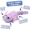 Fingerlings Interactive Baby Axolotl, Auggie (Purple) Swims & Lights Up