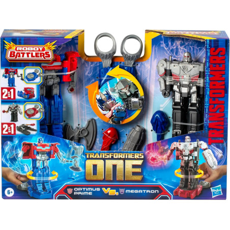 Transformers Toys Heroes and Villains Optimus Prime and Megatron 2-Pack Action Figures