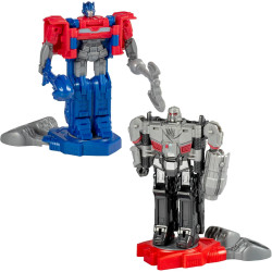 Transformers Toys Heroes and Villains Optimus Prime and Megatron 2-Pack Action Figures