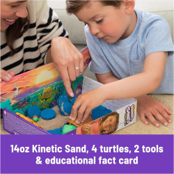 Kinetic Sand, Project Planet Turtle Beach with 396g Play Sand