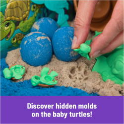 Kinetic Sand, Project Planet Turtle Beach with 396g Play Sand