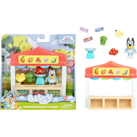 Bluey Mini Playsets Bluey Farmers Market Playset