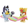 Bluey Queens Official Collectable Character 2 Figure Set