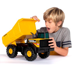 Tonka Steel Classics Mighty Dump Truck Kids Construction Toys