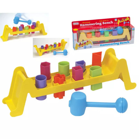 Fun Time Hammering Bench Set Classic Toy