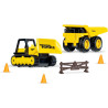 Tonka Mini Classics 2-Pack Dump Trucxk & Bulldozer Kids Construction Toys