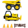 Tonka Mini Classics 2-Pack Dump Trucxk & Bulldozer Kids Construction Toys