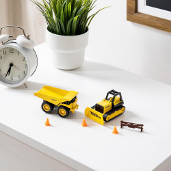 Tonka Mini Classics 2-Pack Dump Trucxk & Bulldozer Kids Construction Toys