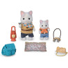 Sylvanian Families - 5763 Exciting Exploration Set -Latte Cat Brother & Baby