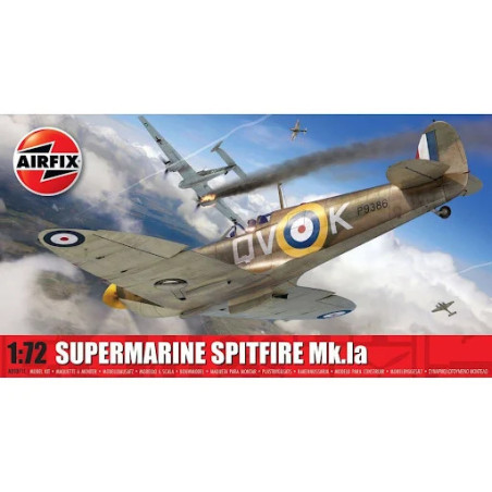 Airfix Supermarine Spitfire Mk.Ia Model Kit - A01071C 1:72